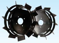 CRAMER 103581A Σετ Μεταλλικοί Τροχοί & Άξονες, 500x12mm