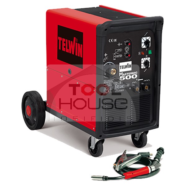 TELWIN MASTERMIG 500 Ηλεκτροκόλληση σύρματος Mig-Mag/Flux/Brazing , Βαρέως Τύπου, 500A, Τριφασική