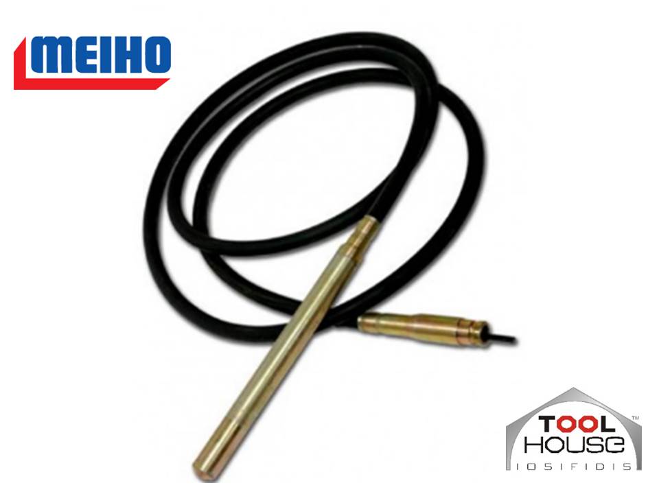 MEIHO JAPAN Μαρκούτσι 45mm x 6m για δονητή μπετόν με εξάγωνο καρέ