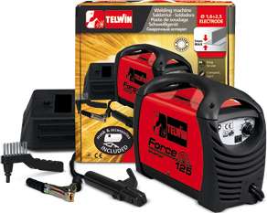TELWIN FORCE 125 Ηλεκτροκόλληση INVERTER 80A με σταθεροποιητή